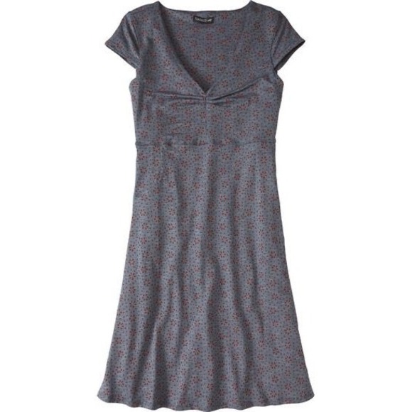 Toad & Co Dresses & Skirts - Toad&Co Women's Rosemarie Dress Small Blue Geometric V Neck Short Sleeve- Size S